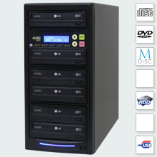 CopyBox 5 DVD Duplicator Standard PC Connected - cd dvd kopieer systeem zelf dupliceren recordable disk formaten usb computer aansluiting